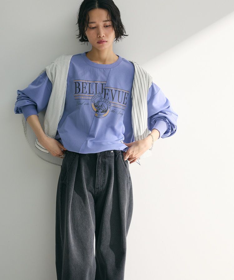 Green Parks「リメイク風ナイロンドッキングプルオーバー」|スウェット・ジャージ|