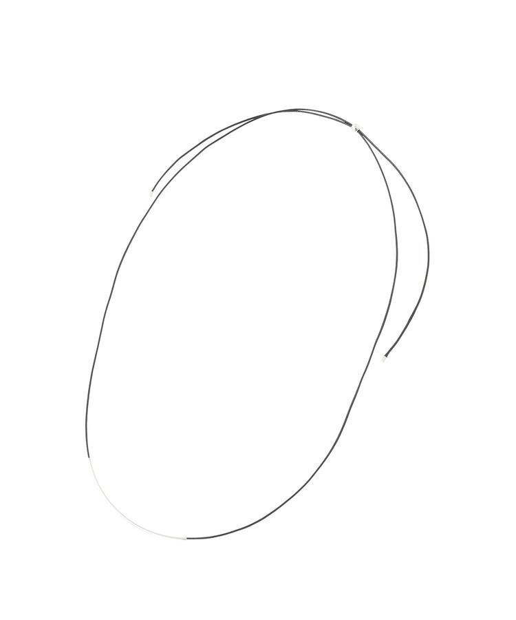 armonia「everywalk.カーブパイプチョーカー」|ネックレス|Black