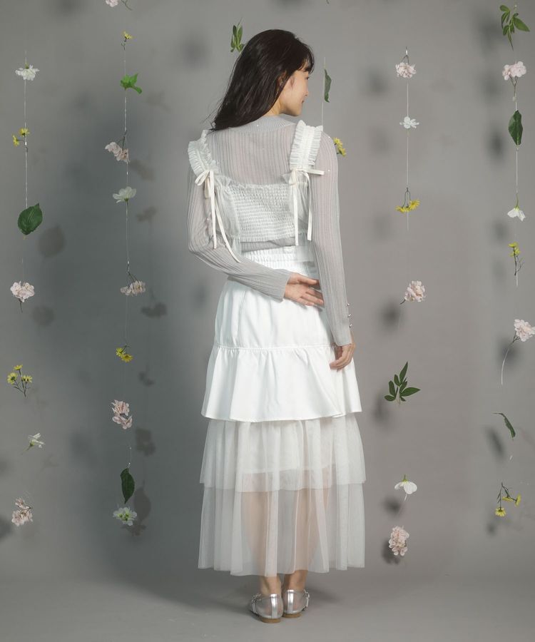 Green Parks「dazzlin チュールビスチェ」|ベスト・ジレ|