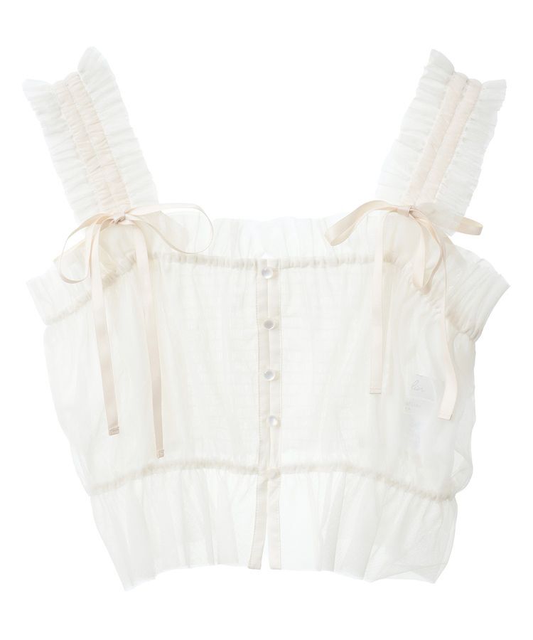 Green Parks「dazzlin チュールビスチェ」|ベスト・ジレ|