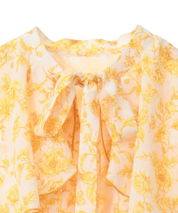 Green Parks「dazzlin フレンチスリーブ花柄ワンピース」|ワンピース|