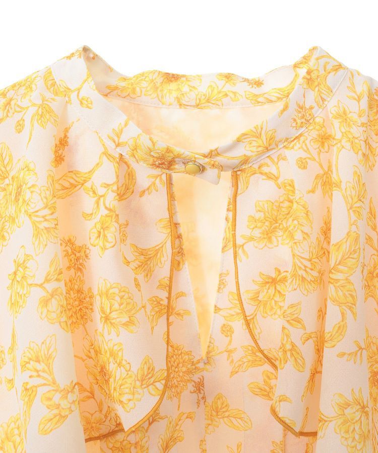 Green Parks「dazzlin フレンチスリーブ花柄ワンピース」|ワンピース|