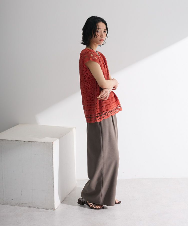 armonia「SET2点クロシェプルオーバー+タンクトップ」|Tシャツ・カットソー|