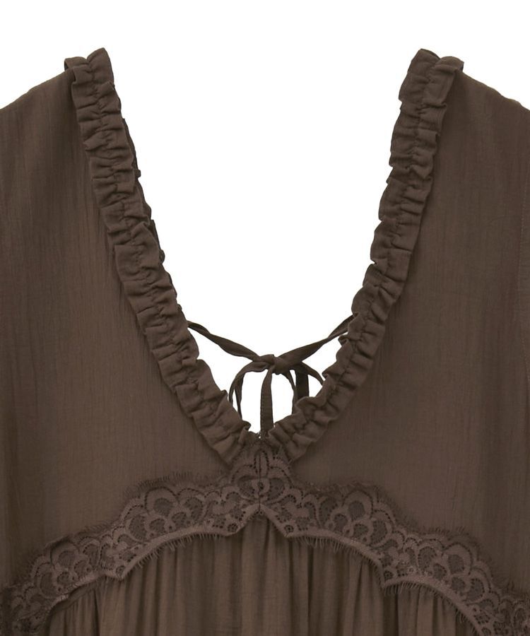 Green Parks「■ESCAR レース&times;コットンティアードワンピース」|ワンピース|