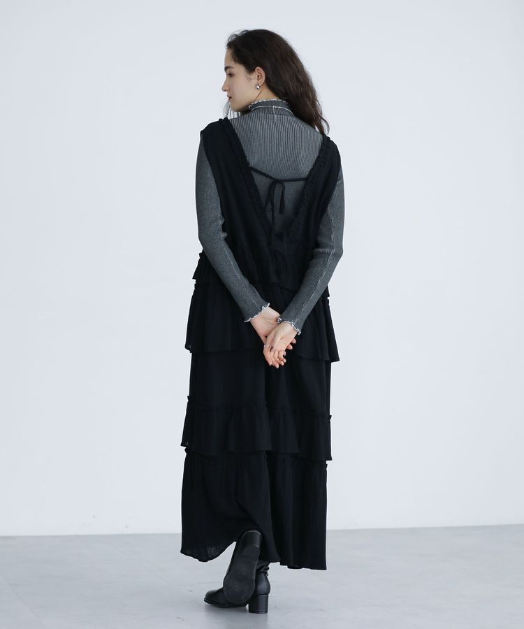 Green Parks「■ESCAR レース&times;コットンティアードワンピース」|ワンピース|