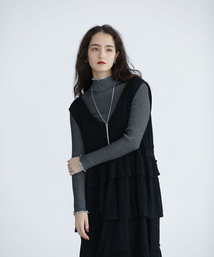 Green Parks「■ESCAR レース&times;コットンティアードワンピース」|ワンピース|