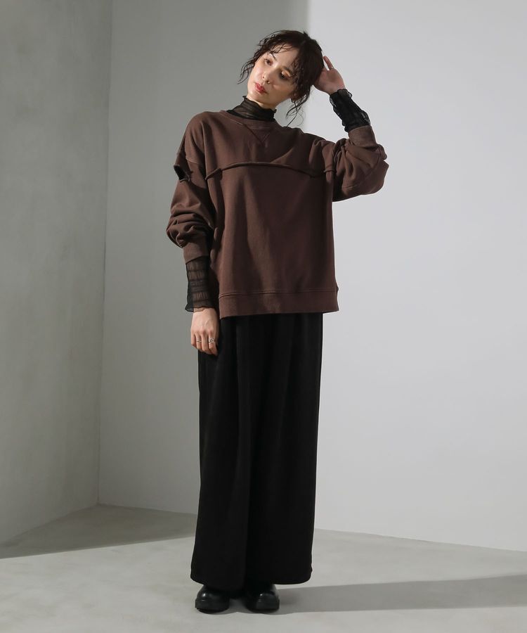 Green Parks「・Petit Fleur チュールキリカエラメリブタートル」|Tシャツ・カットソー|