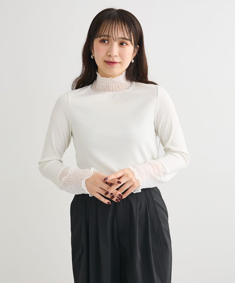 Green Parks「・Petit Fleur チュールキリカエラメリブタートル」|Tシャツ・カットソー|