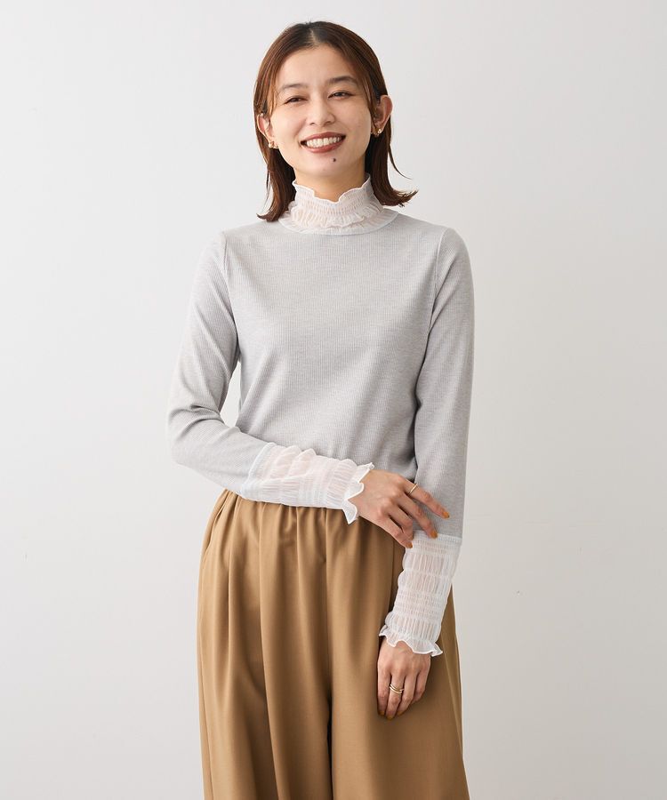 Green Parks「・Petit Fleur チュールキリカエラメリブタートル」|Tシャツ・カットソー|