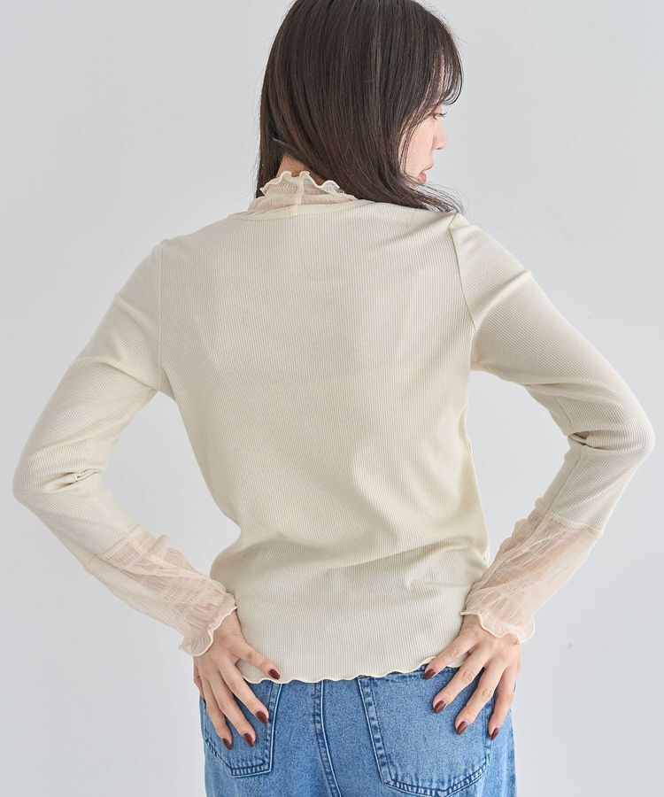 Green Parks「・Petit Fleur チュールキリカエラメリブタートル」|Tシャツ・カットソー|