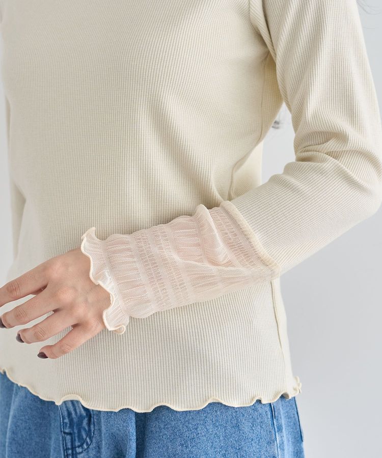 Green Parks「・Petit Fleur チュールキリカエラメリブタートル」|Tシャツ・カットソー|