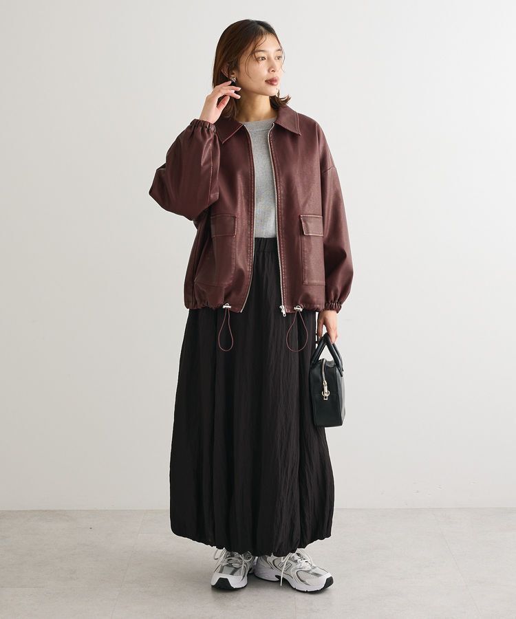 Green Parks「ラメライン入りリブニットプルオーバー」|ニット・セーター|