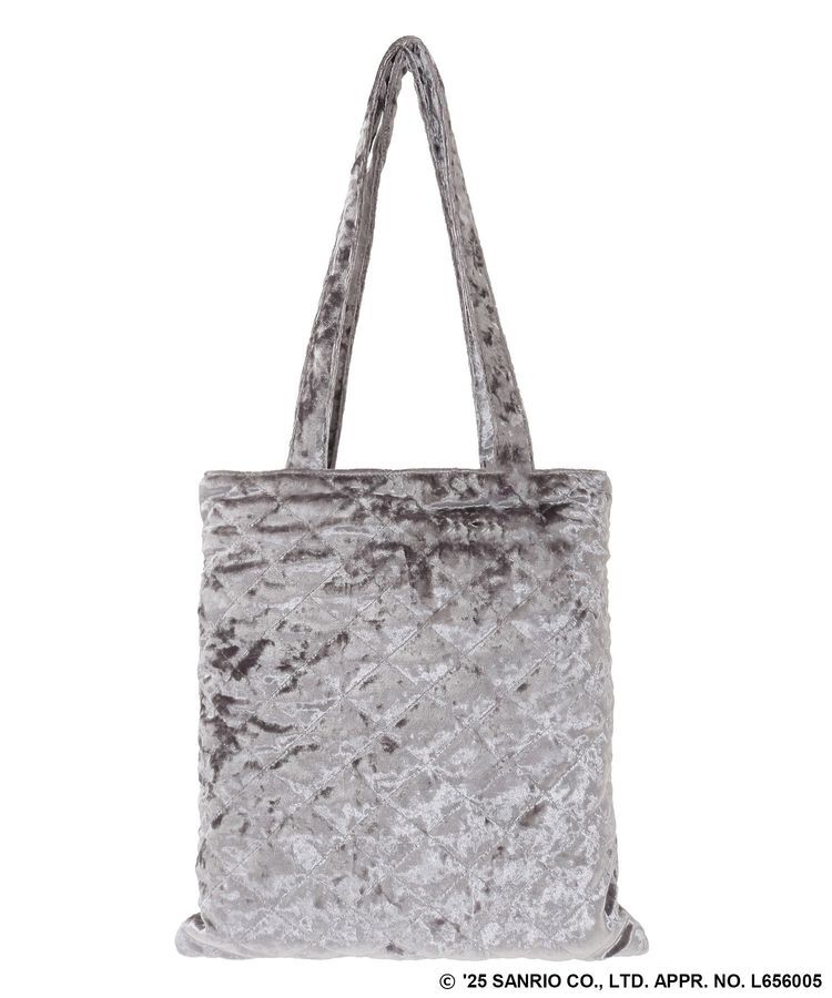 Green Parks「チャーム付きベロアバック」|トートバッグ|