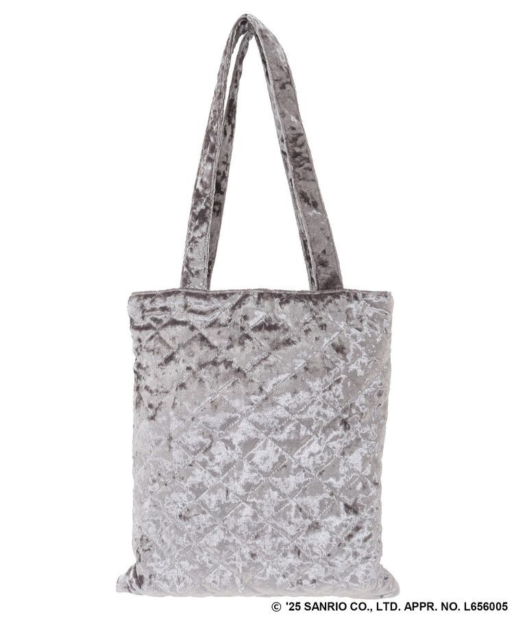 Green Parks「チャーム付きベロアバック」|トートバッグ|