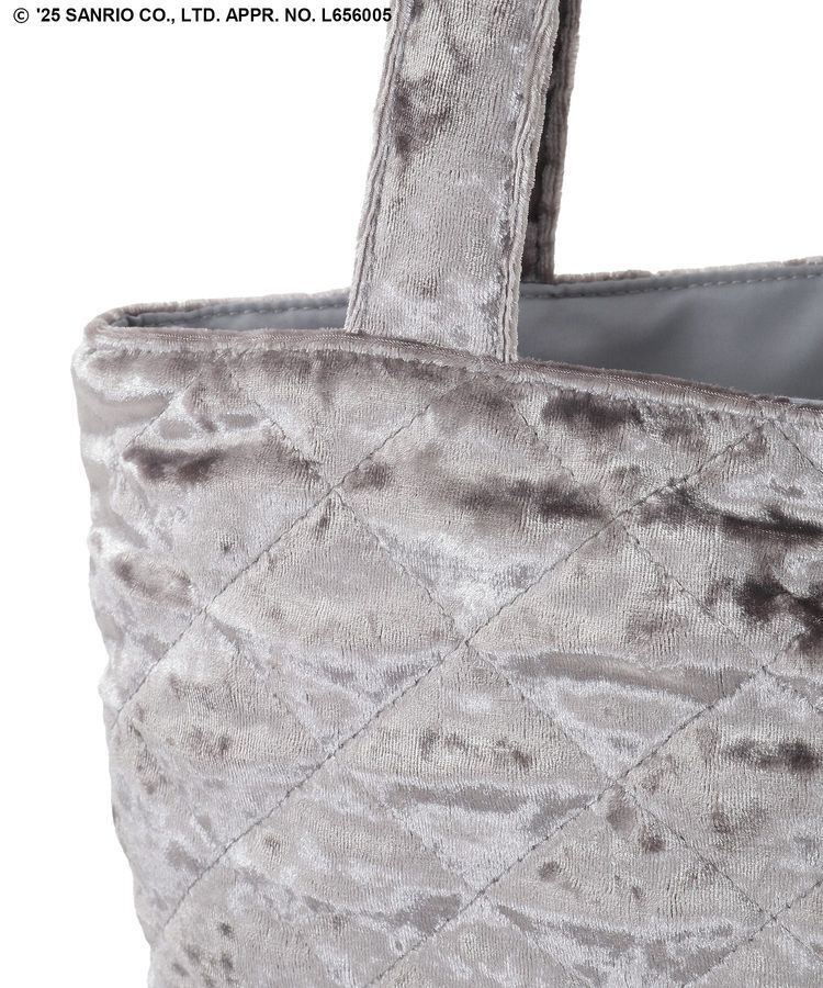 Green Parks「チャーム付きベロアバック」|トートバッグ|