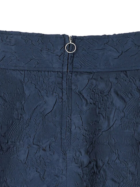 YECCA VECCA「ふくれジャガード中綿フレアスカート」|フレア|