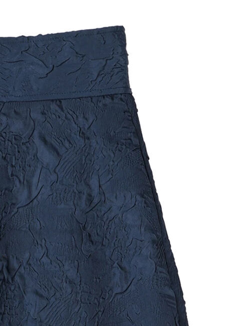 YECCA VECCA「ふくれジャガード中綿フレアスカート」|フレア|