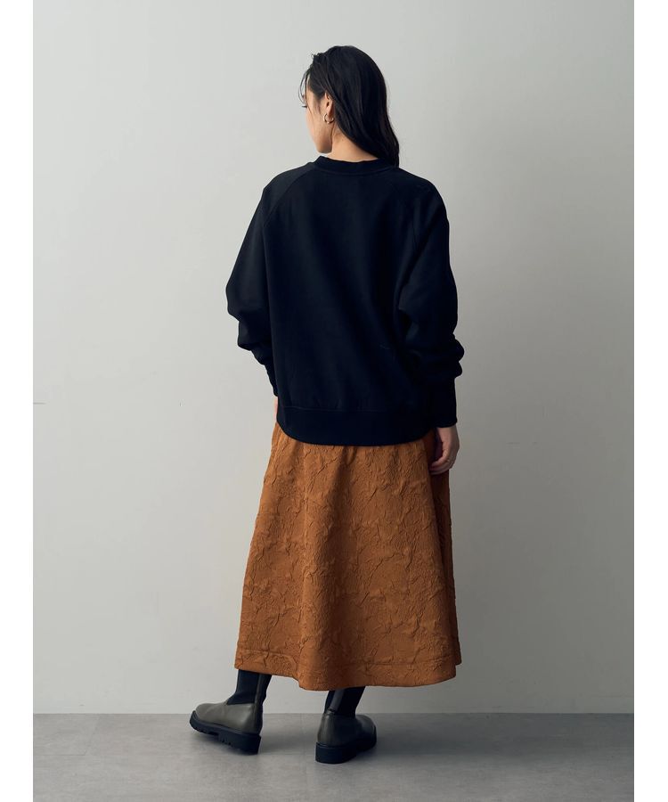 YECCA VECCA「ふくれジャガード中綿フレアスカート」|フレア|