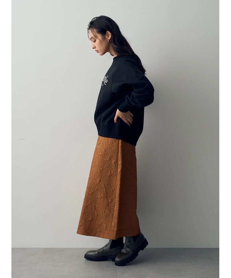 YECCA VECCA「ふくれジャガード中綿フレアスカート」|フレア|