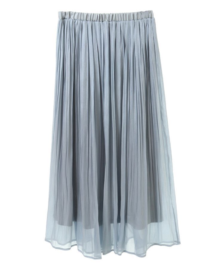YECCA VECCA「シャイニーサテンプリーツスカート」|スカート|