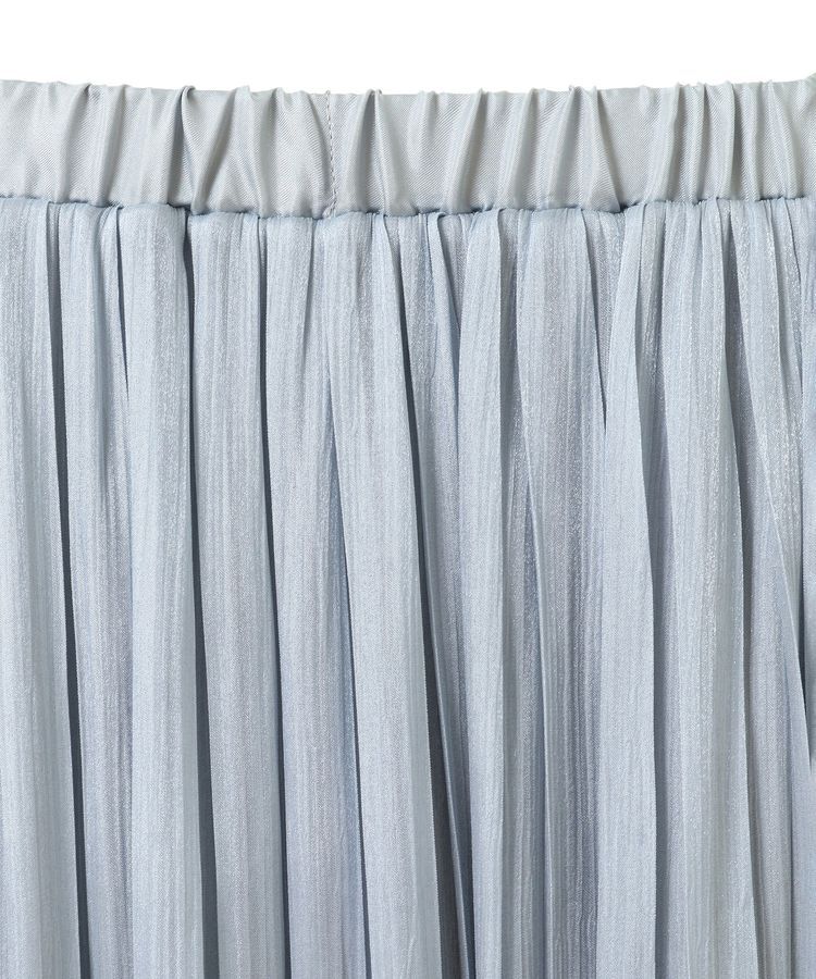 YECCA VECCA「シャイニーサテンプリーツスカート」|スカート|