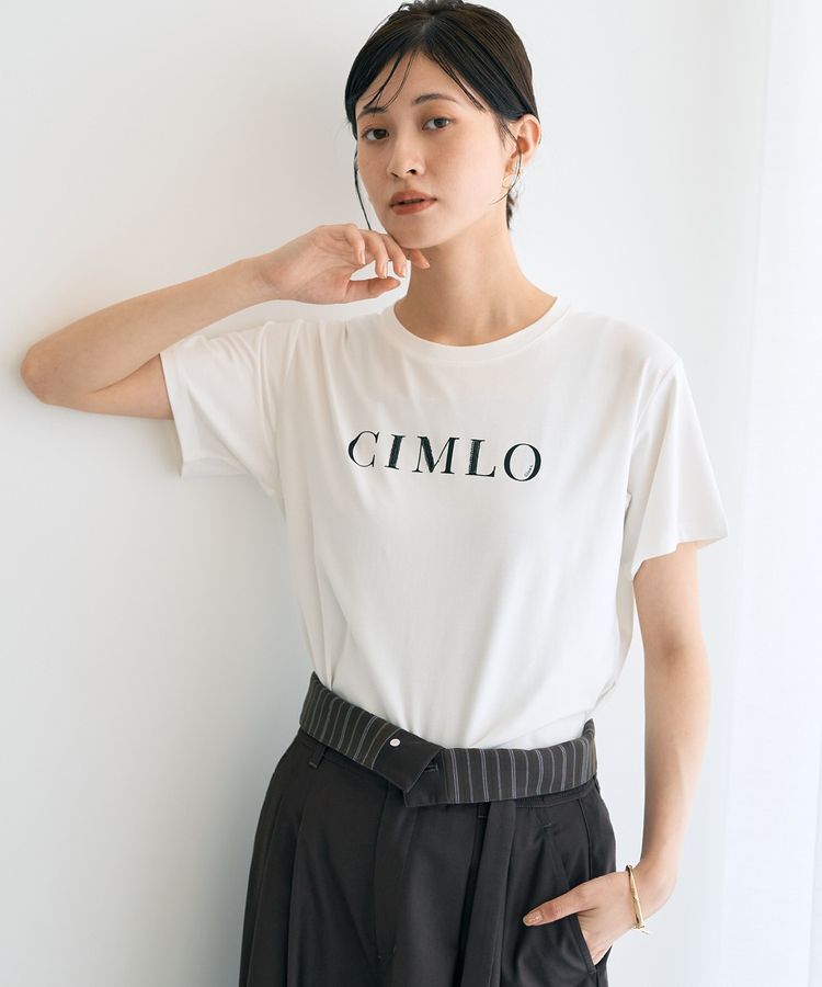 YECCA VECCA「スパンコールロゴTee」|Tシャツ・カットソー|