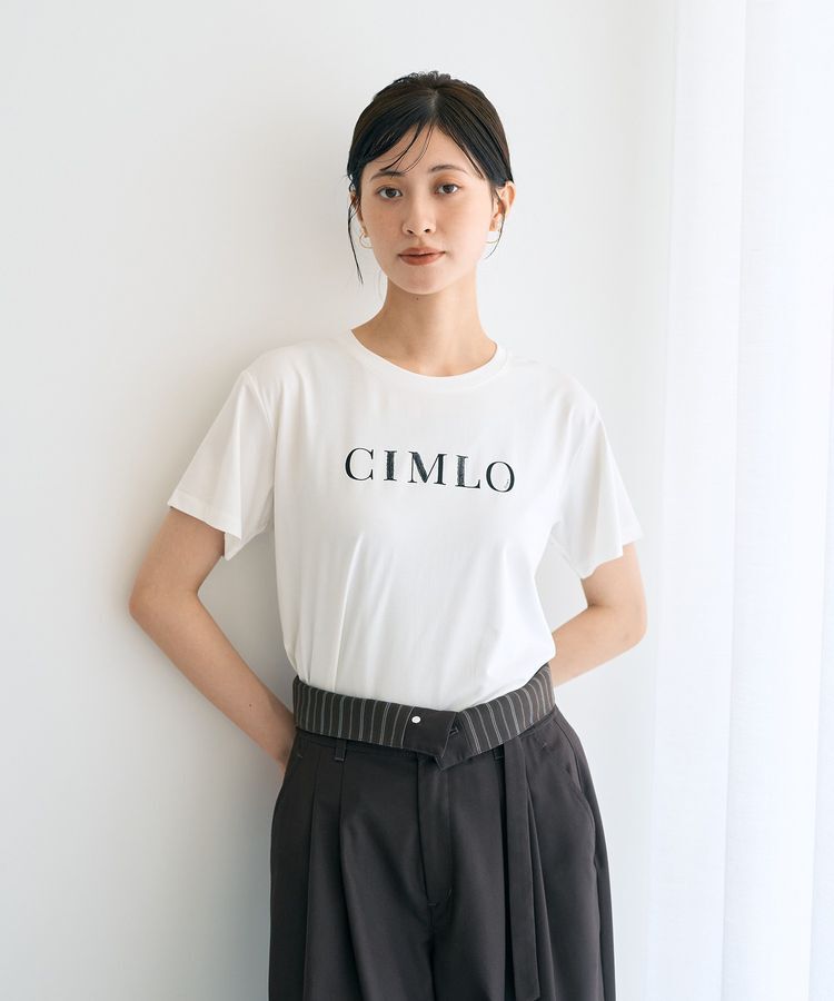 YECCA VECCA「スパンコールロゴTee」|Tシャツ・カットソー|