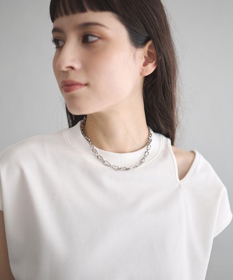 GARAGE OF GOOD CLOTHING「STAINLESSクリップチェーンネックレス」|ネックレス|Silver