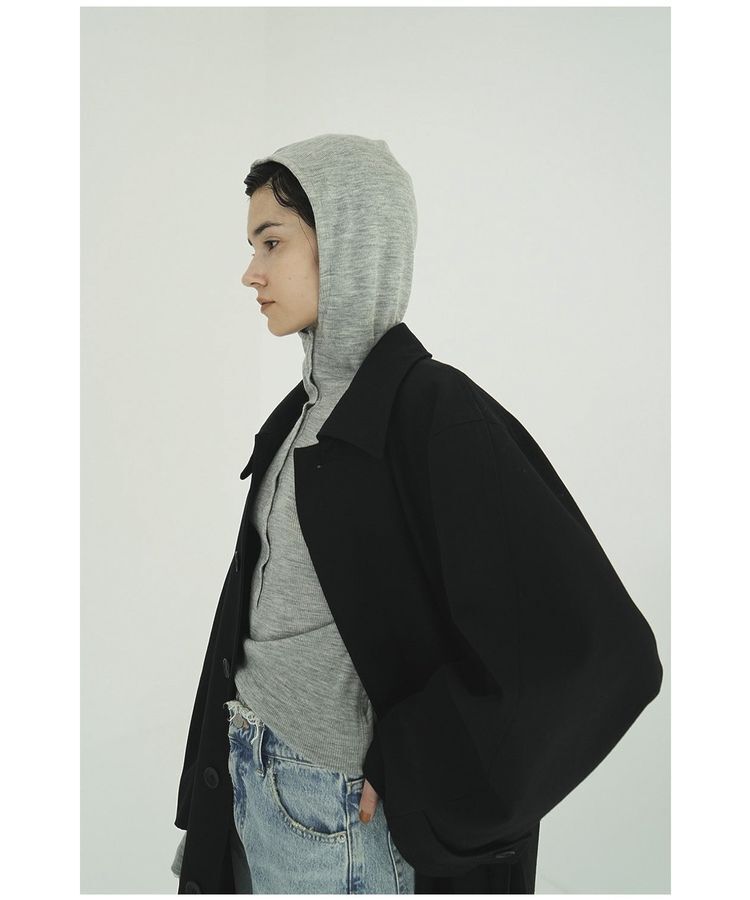 GARAGE OF GOOD CLOTHING「【CLANE】WOOL RIB HOODED TIGHT TOPS」|Tシャツ・カットソー|