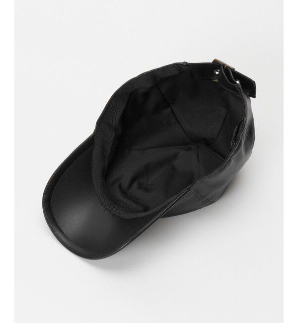 allureville「【GRILLO(グリーロ)】 ECO LEATHER CAP」|キャップ・キャスケット|