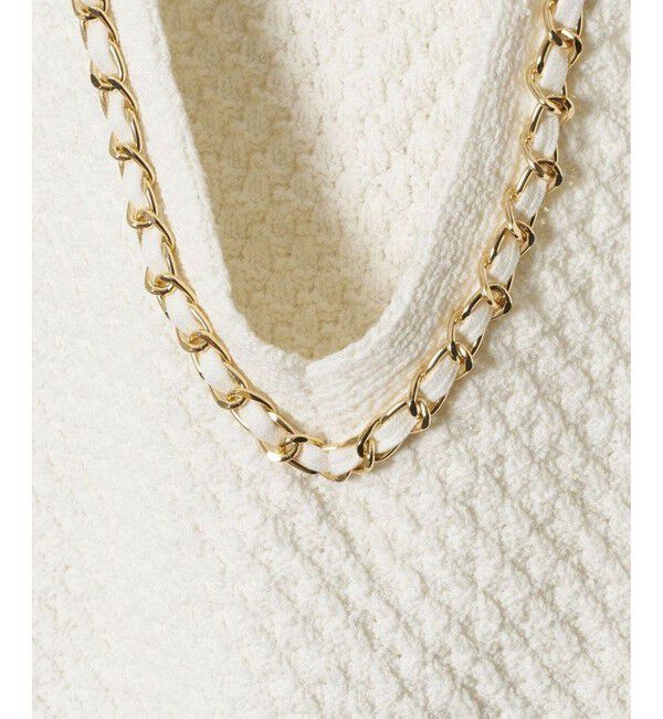 LOULOU WILLOUGHBY「【LOULOU WILLOUGHBY】チェーントリムミニベスト」|ベスト・ジレ|