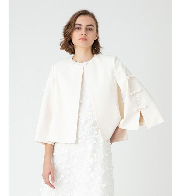 LOULOU WILLOUGHBY「《ドラマ着用》【LOULOU WILLOUGHBY】ダブルクロスリボンジャケット」|その他|