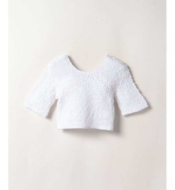 allureville「【GANNI(ガニー)】 O－NECK SMOCK」|その他|ホワイト