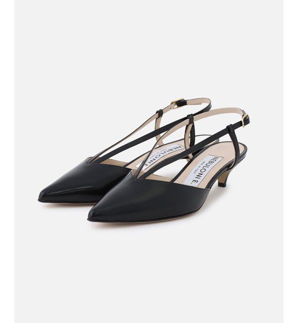 allureville「【NEBULONI E.(ネブローニ)】 V STRAP HEEL」|その他|ブラック