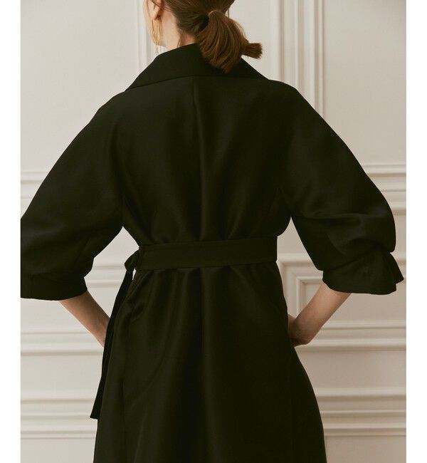 LOULOU WILLOUGHBY「【LOULOU WILLOUGHBY】シルキーダブルクロスドレスコート」|その他|
