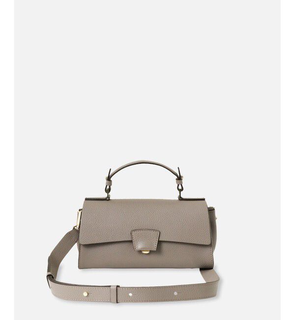 allureville「2WAYハンドルバッグ」|ショルダー・メッセンジャー|グレー