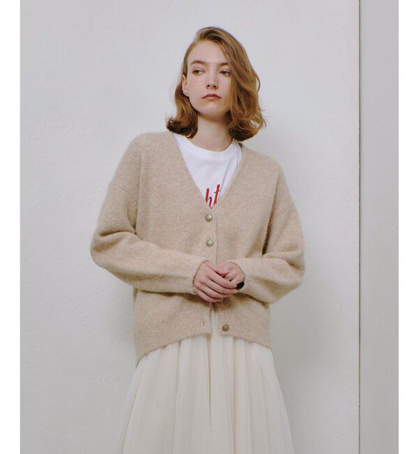 allureville「ヘアリーコクーンカーディガン」|カーディガン|
