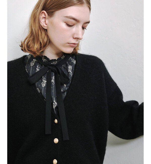 allureville「ヘアリーコクーンカーディガン」|カーディガン|