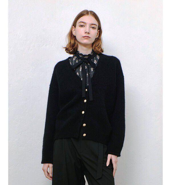 allureville「ヘアリーコクーンカーディガン」|カーディガン|