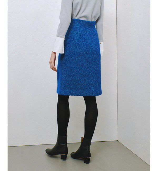 allureville「GIOLICAカルゼフロントジップスカート」|台形|