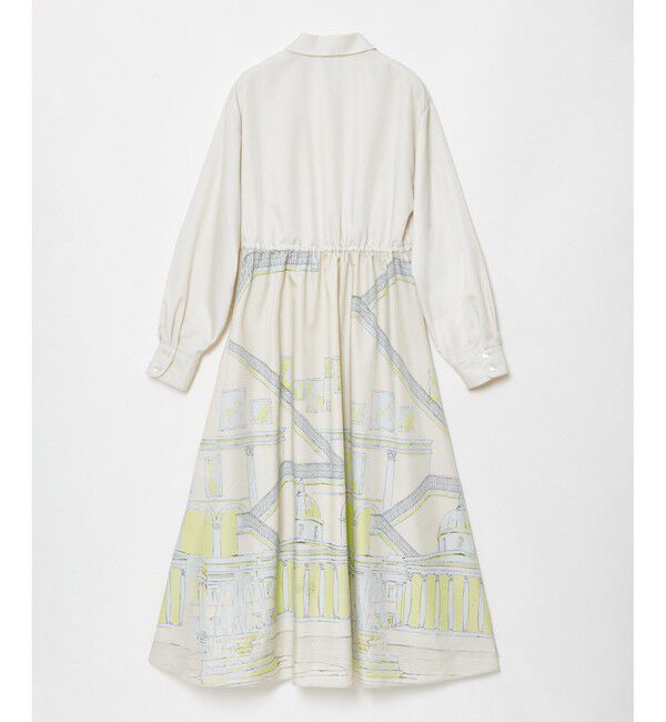 LOULOU WILLOUGHBY「【LOULOU WILLOUGHBY】カテドラルプリントワンピース」|ワンピース|