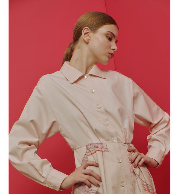 LOULOU WILLOUGHBY「【LOULOU WILLOUGHBY】カテドラルプリントワンピース」|ワンピース|