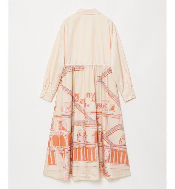 LOULOU WILLOUGHBY「【LOULOU WILLOUGHBY】カテドラルプリントワンピース」|ワンピース|