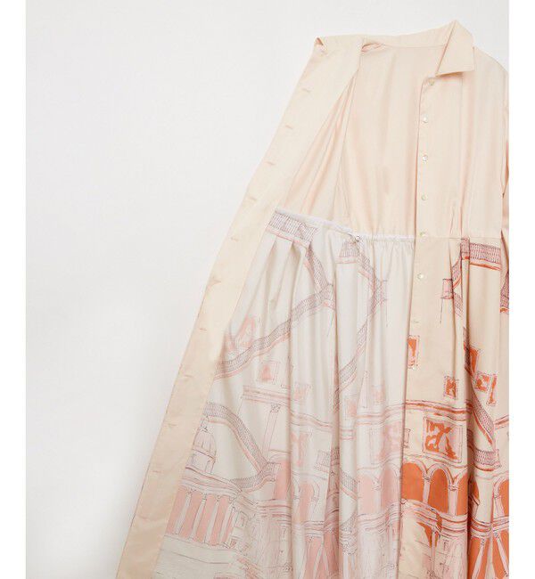 LOULOU WILLOUGHBY「【LOULOU WILLOUGHBY】カテドラルプリントワンピース」|ワンピース|