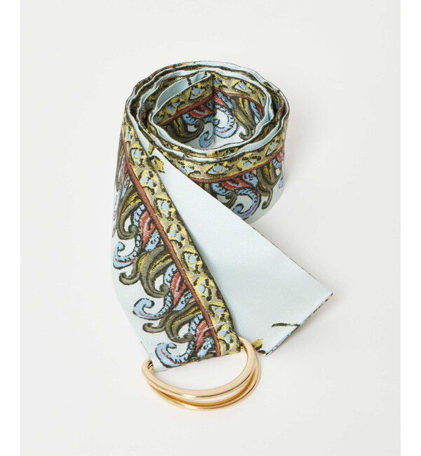 allureville「RATTIスカーフプリントノースリーブワンピース」|ワンピース|