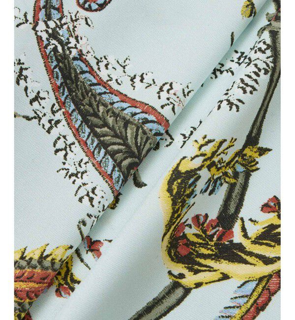 allureville「RATTIスカーフプリントノースリーブワンピース」|ワンピース|