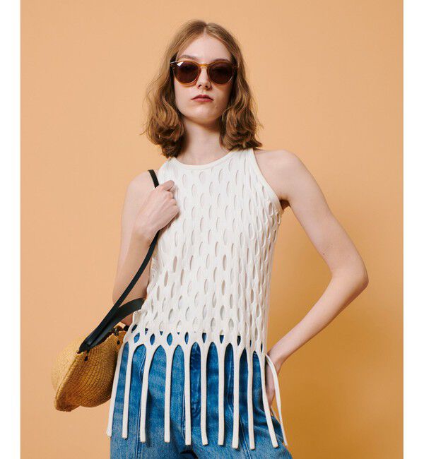 allureville「ハンモックフリンジプルオーバー」|ニット・セーター|