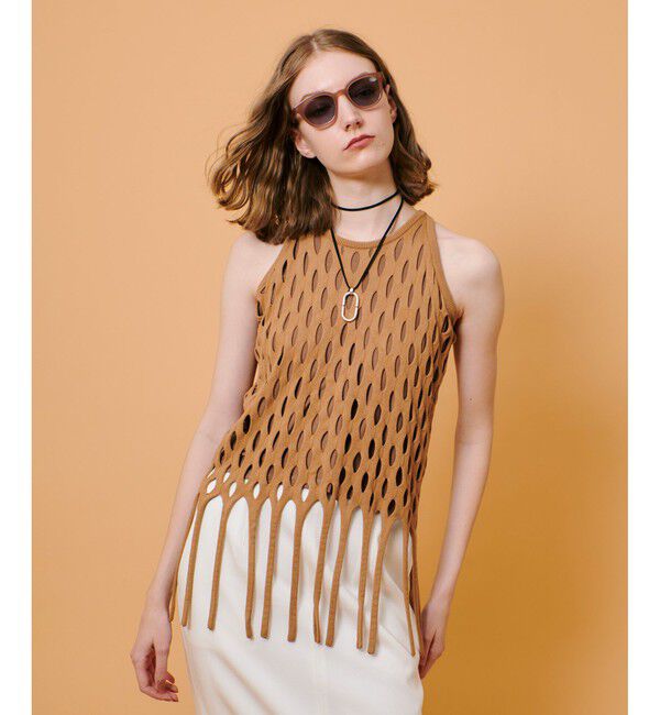 allureville「ハンモックフリンジプルオーバー」|ニット・セーター|