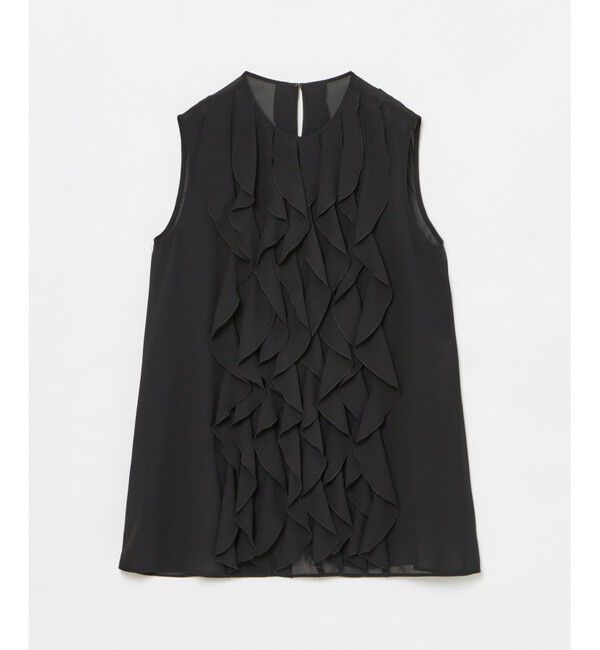 LOULOU WILLOUGHBY「【LOULOU WILLOUGHBY】シフォンラッフルブラウス」|シャツ・ブラウス|