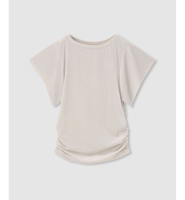 allureville「ベロアトップ」|Tシャツ・カットソー|グレージュ